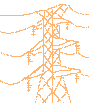 Transmission tower.